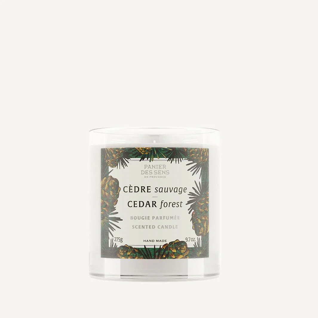 Bougie parfumée cire végétale - Parfum Cèdre Sauvage 275g - Image 4