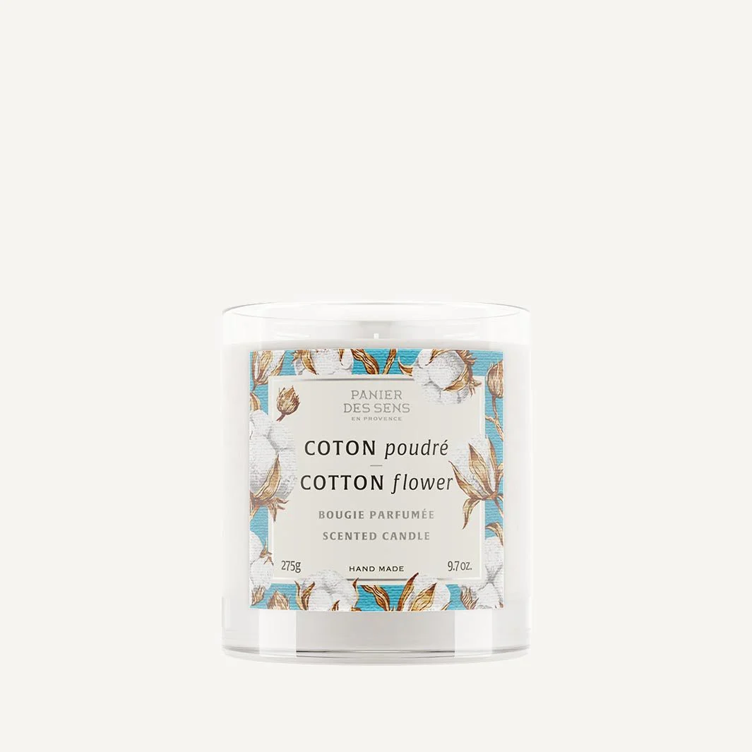 Bougie parfumée cire végétale - Parfum Coton Poudré 275g - Image 4