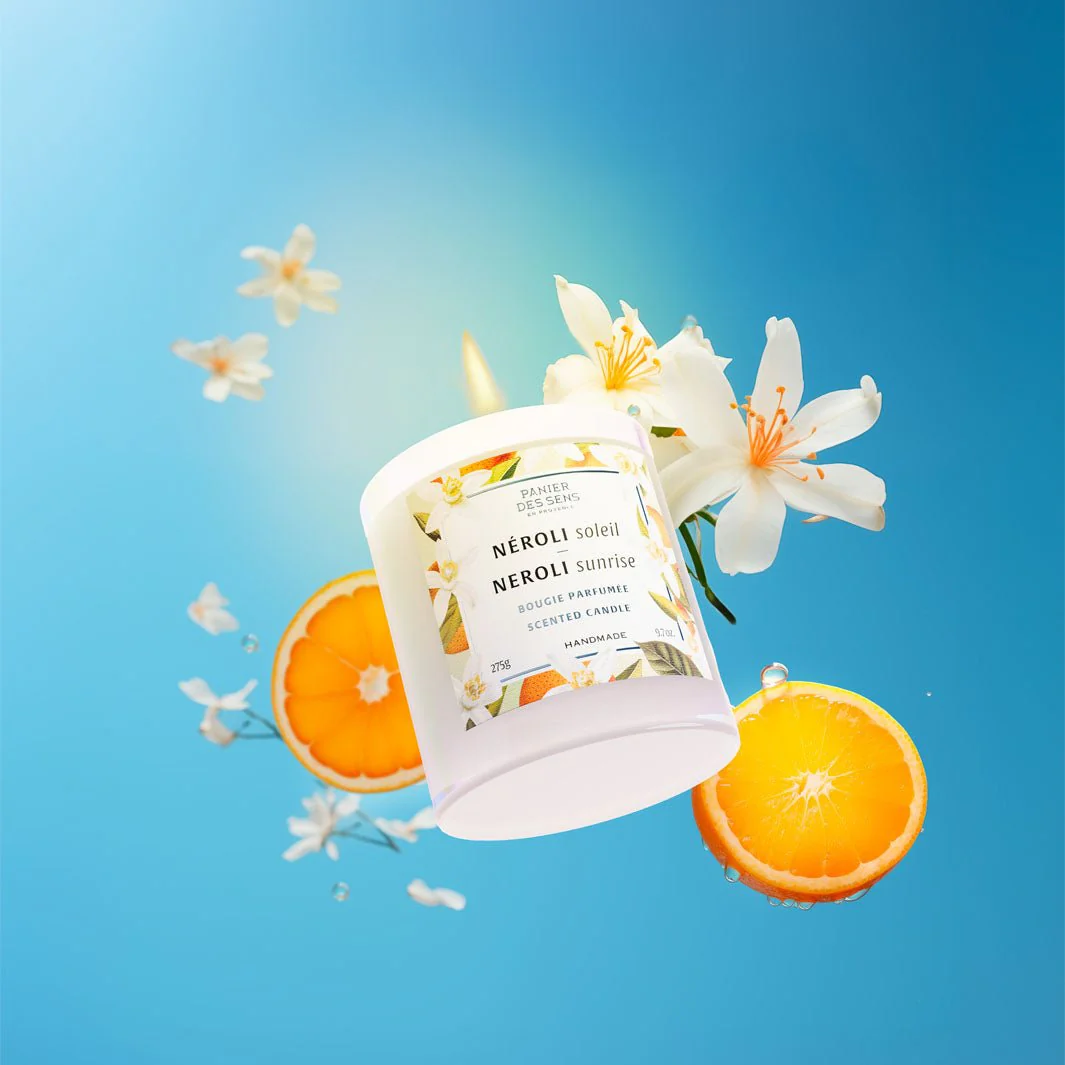 Bougie parfumée cire végétale - Parfum Néroli Soleil 275g - Image 3