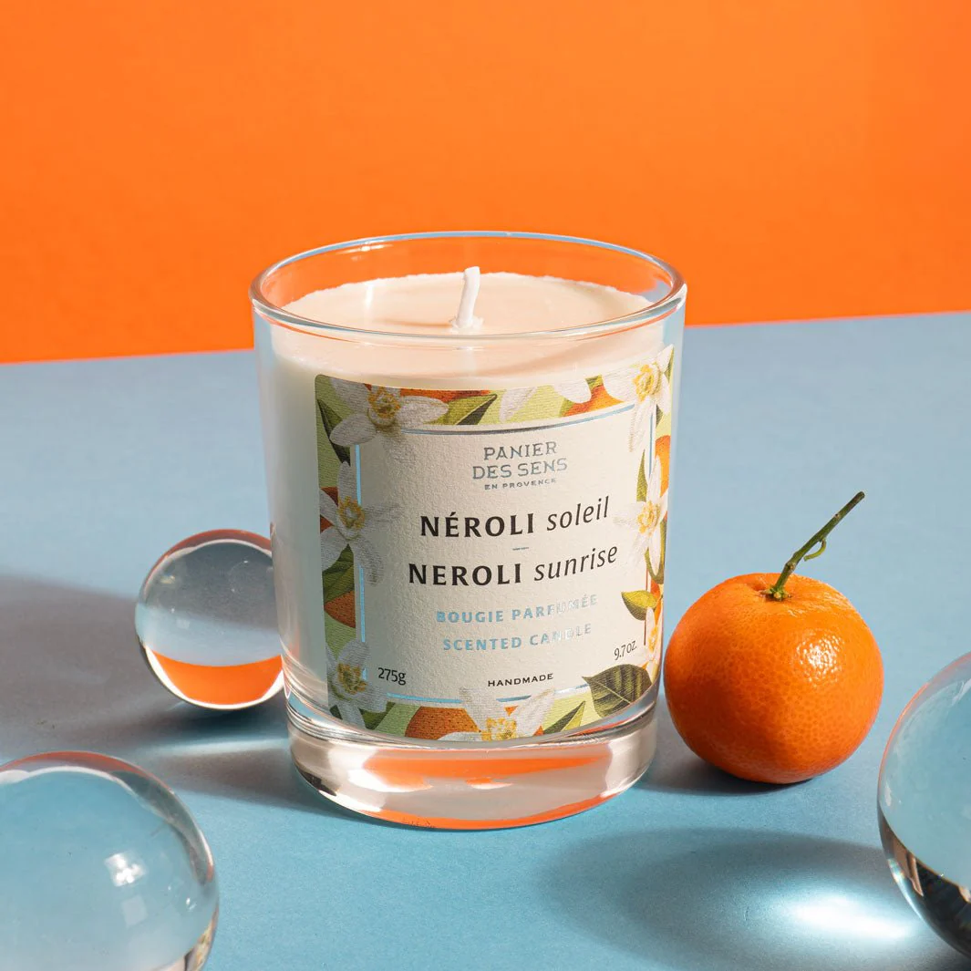 Bougie parfumée cire végétale - Parfum Néroli Soleil 275g - Image 4