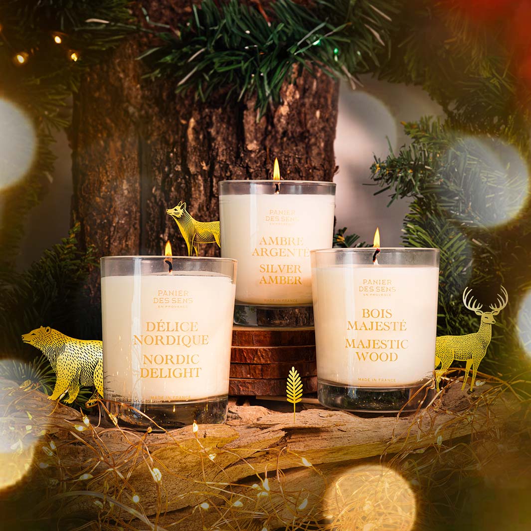 Bougie parfumée Hiver - Bois Majesté 180g - Image 4