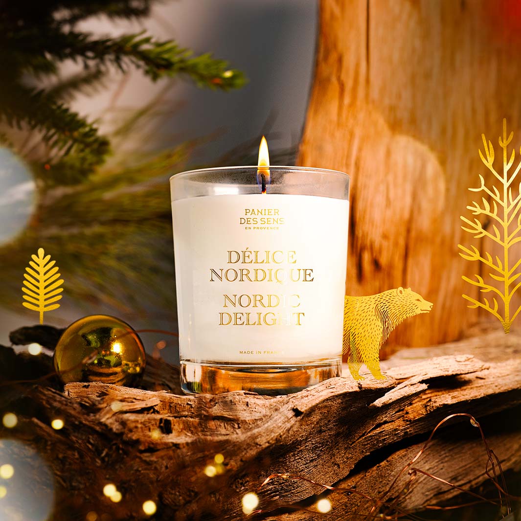 Bougie parfumée Hiver  - Délice nordique 180g - Image 4