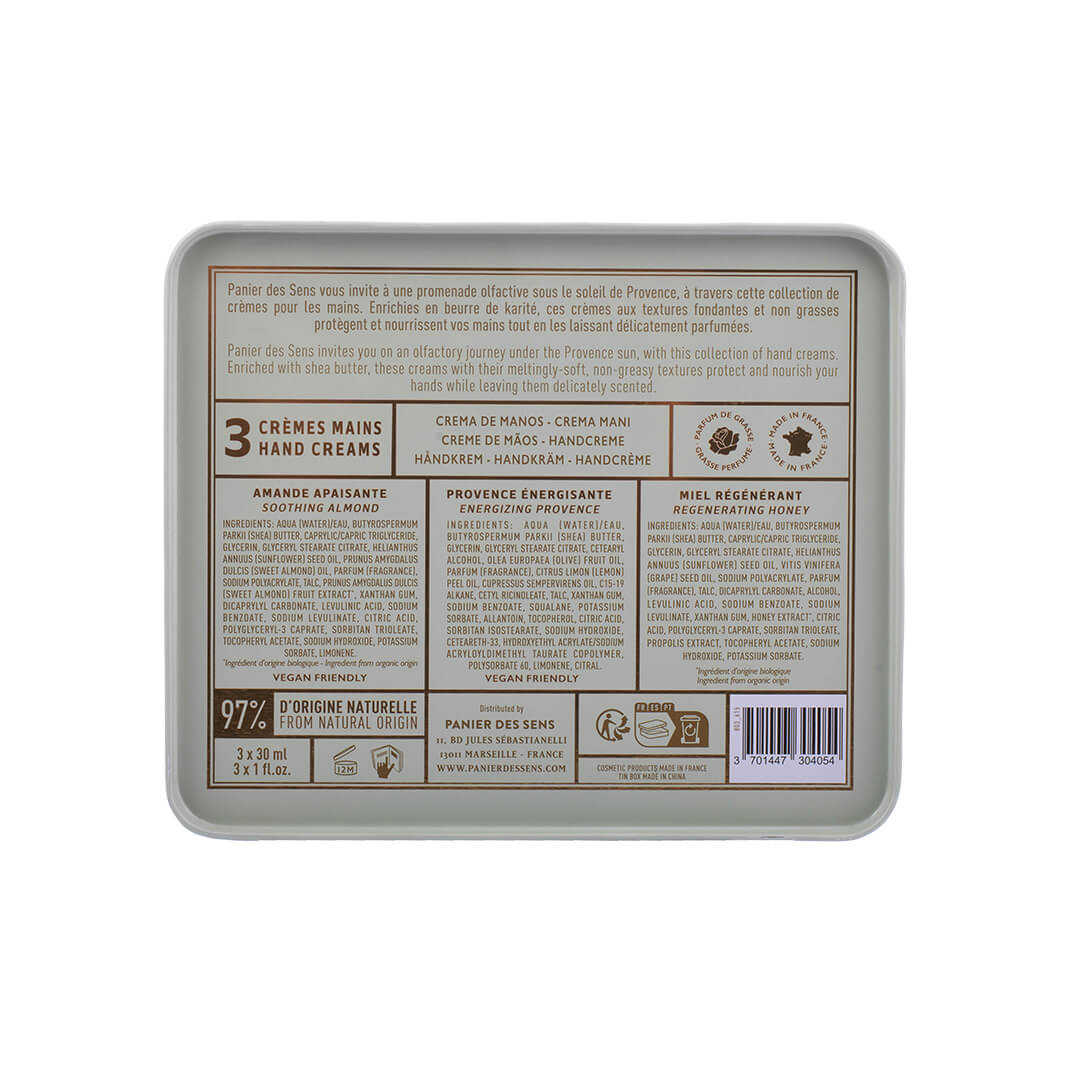 Coffret Crèmes Mains - Miel, Amande et Provence (3x30ML) - Image 3