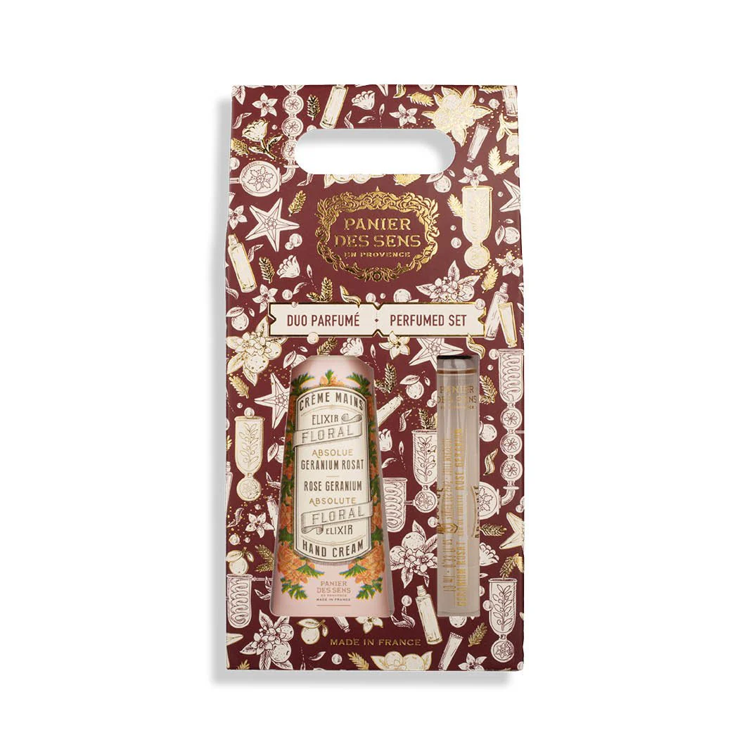 Coffret duo de noël - Géranium Rosat