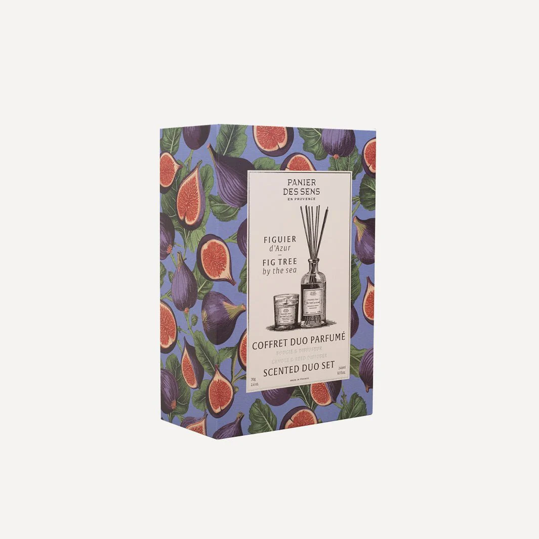 Coffret bougie parfumée + Diffuseur de parfum Figue - Figuier d'Azur - Image 3
