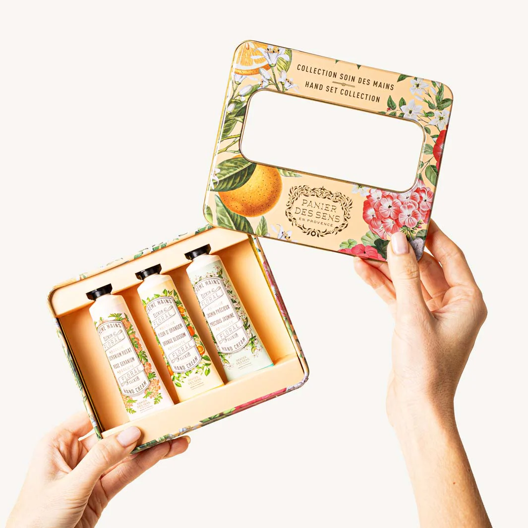 Coffret Crèmes Mains aux absolues de parfum - Fleur d’Oranger, Géranium et Jasmin (3x30ML) - Image 3