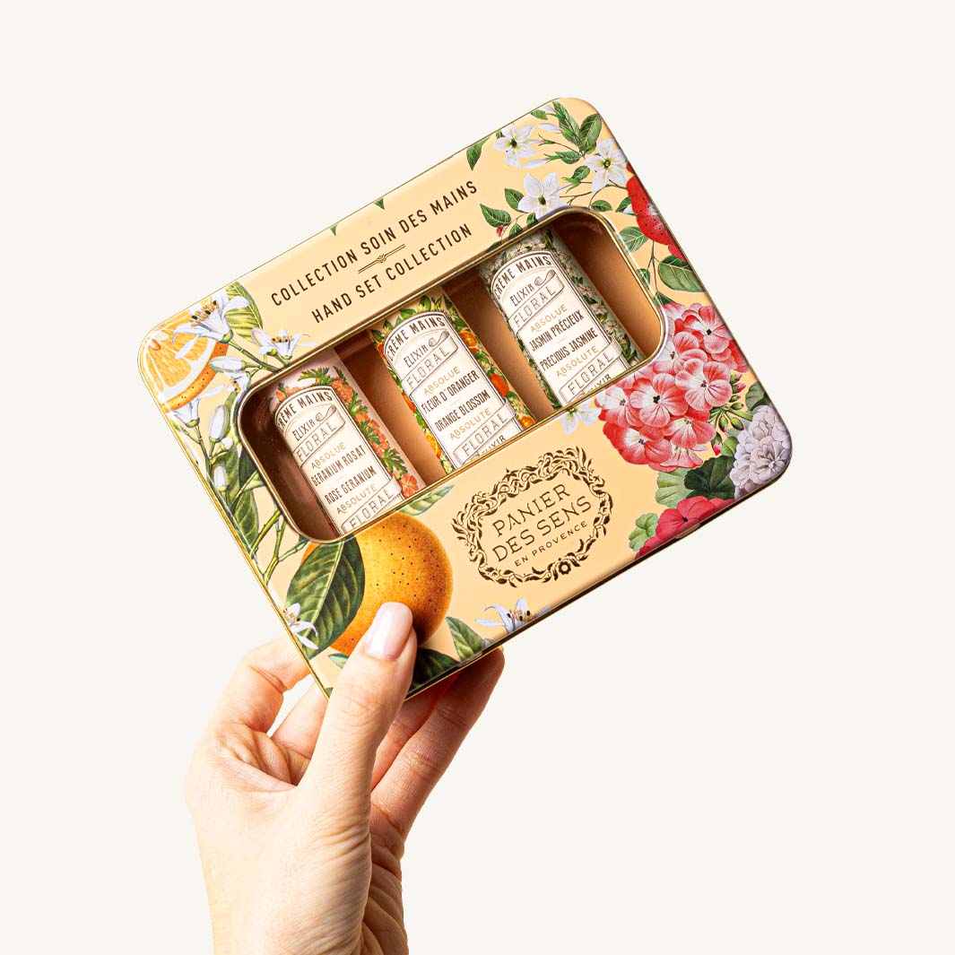 Coffret Crèmes Mains aux absolues de parfum - Fleur d’Oranger, Géranium et Jasmin (3x30ML) - Image 4