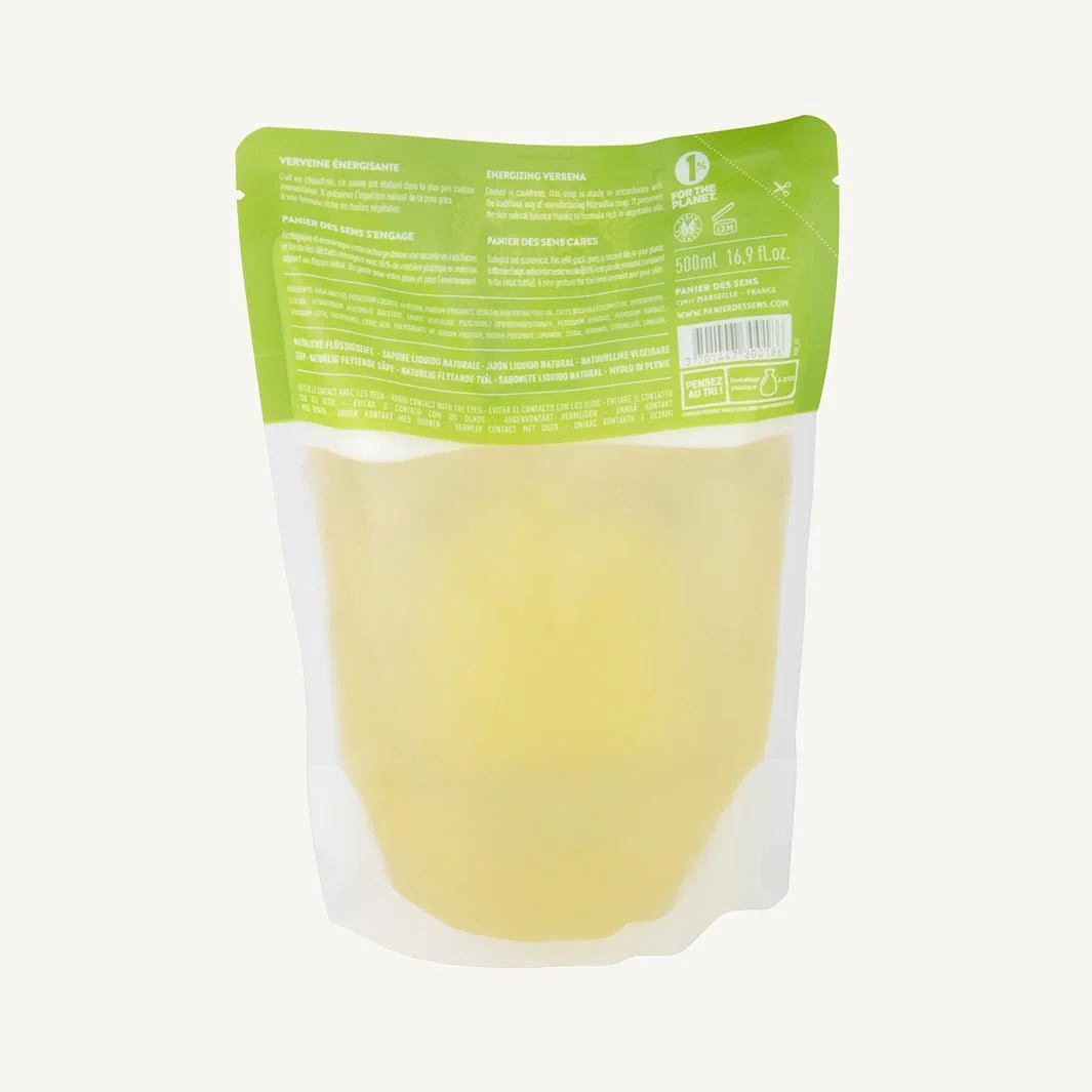 Pack de 6 recharges savon liquide de Marseille - Verveine Relaxante 6x500ml - Image 3