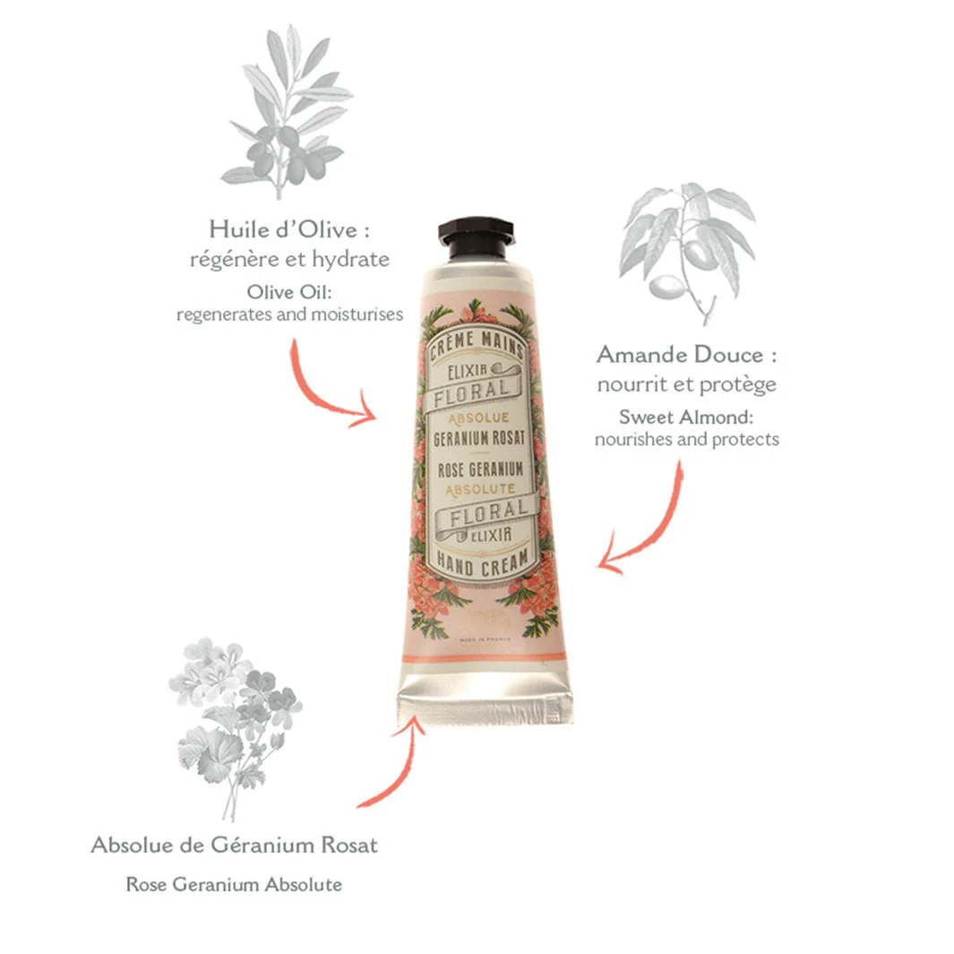 Crème pour les mains - Géranium Rosat 30ml - Image 2