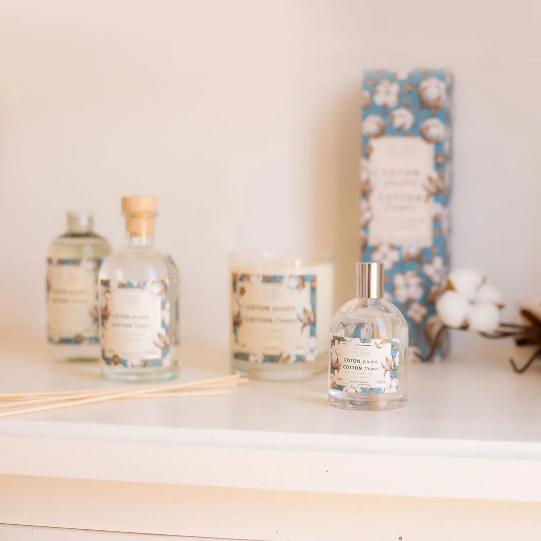 Diffuseur de parfum d’ambiance Coton Poudré – Parfum maison longue durée 240ml - Image 3