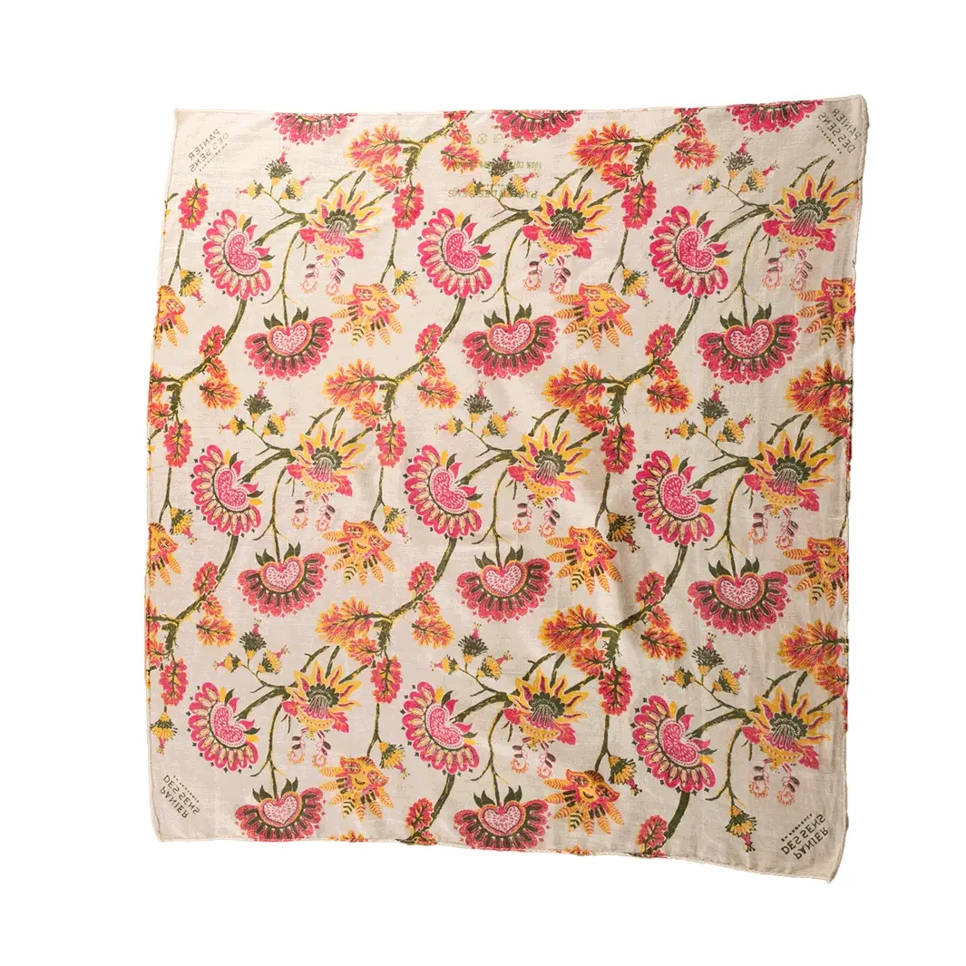 Emballage cadeau réutilisable Furoshiki - 100% coton avec fourreau 51x51 cm - Image 4
