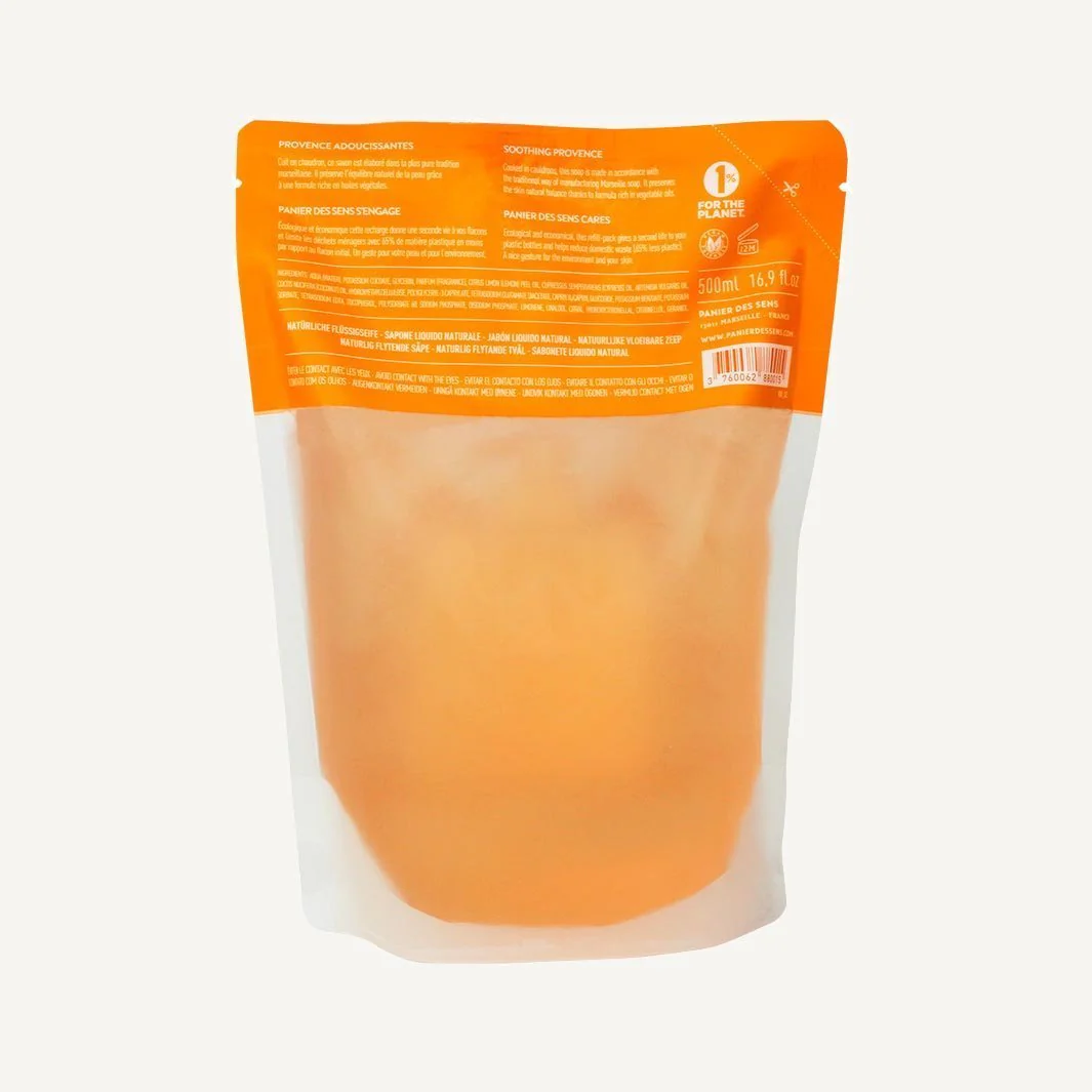 Pack de 6 recharges savon liquide de Marseille - Provence Énergisante 6x500ml - Image 3