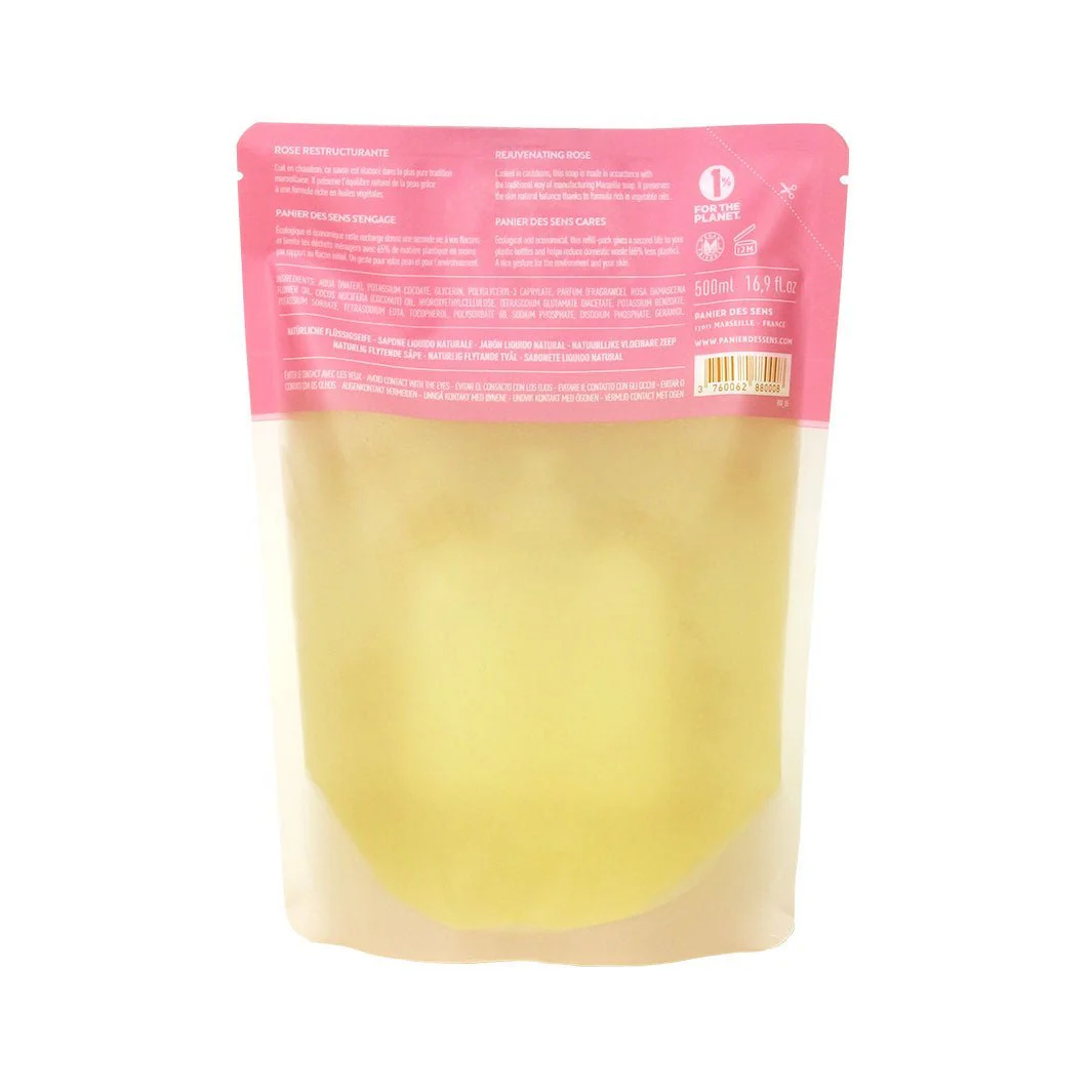 Recharge savon liquide de Marseille - Rose Envoûtante 500ml - Image 3