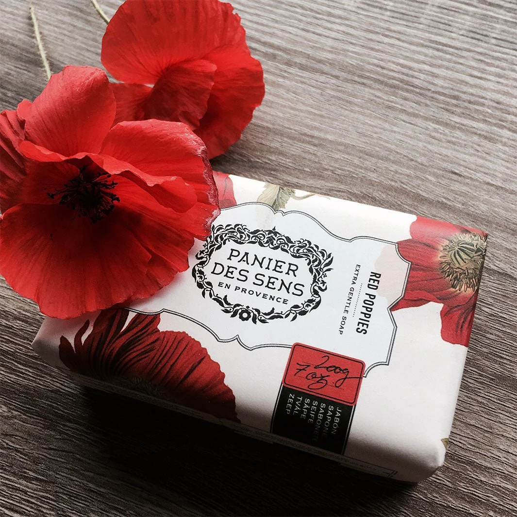 Savon solide parfumé extra-doux - Coquelicot 200g - Image 3