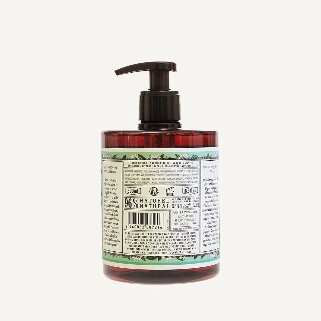Savon de Marseille liquide | Jasmin Précieux 500ml - Image 4