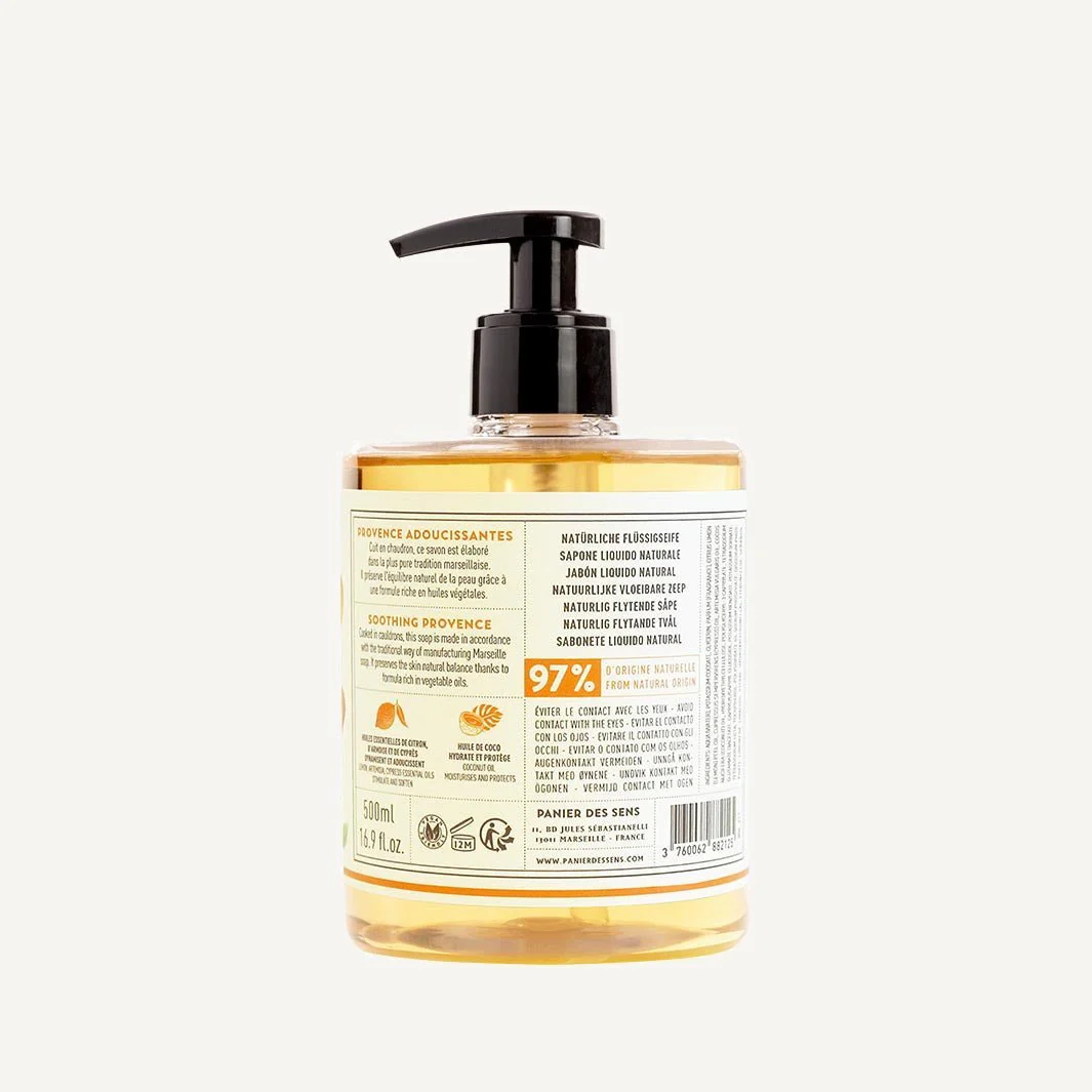 Savon de Marseille liquide | Huile Essentielle de Provence 500ml - Image 3