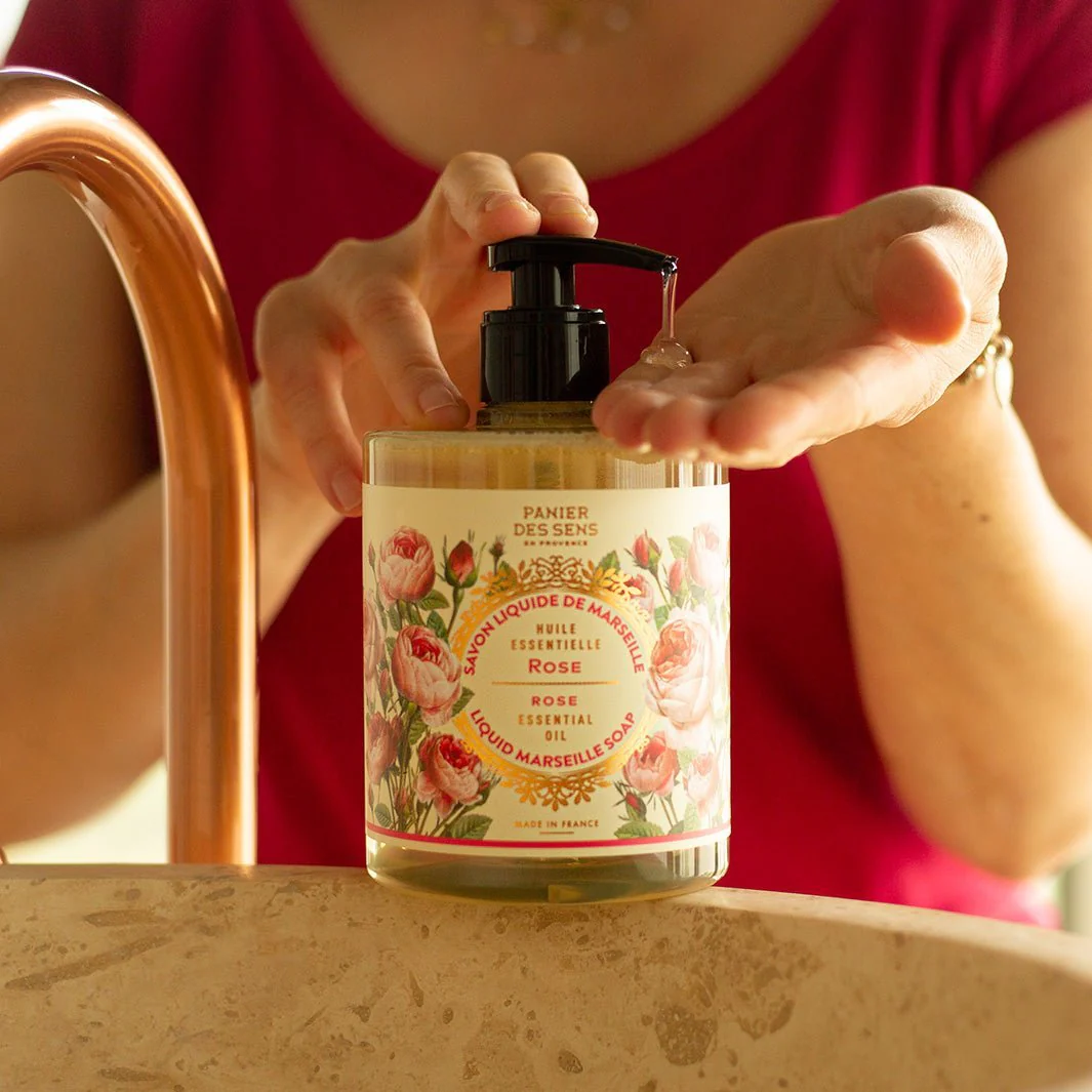 Savon de Marseille liquide – Rose Envoûtante 500ml - Image 4