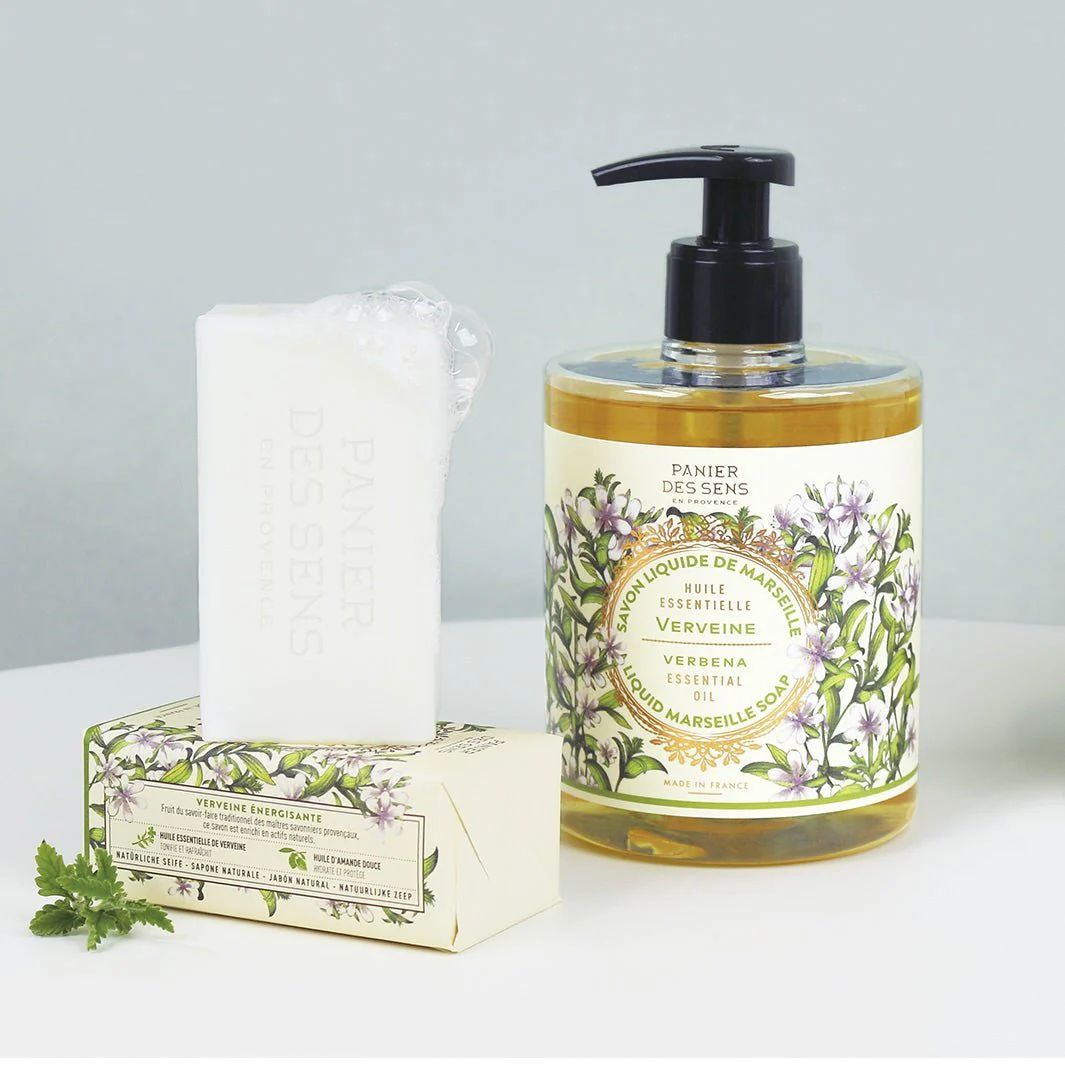 Savon de Marseille liquide - Huile Essentielle de Verveine 500ml - Image 4