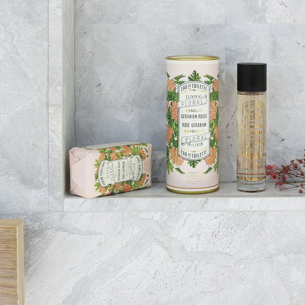 Savon solide parfumé - Géranium Rosat 150g - Image 4