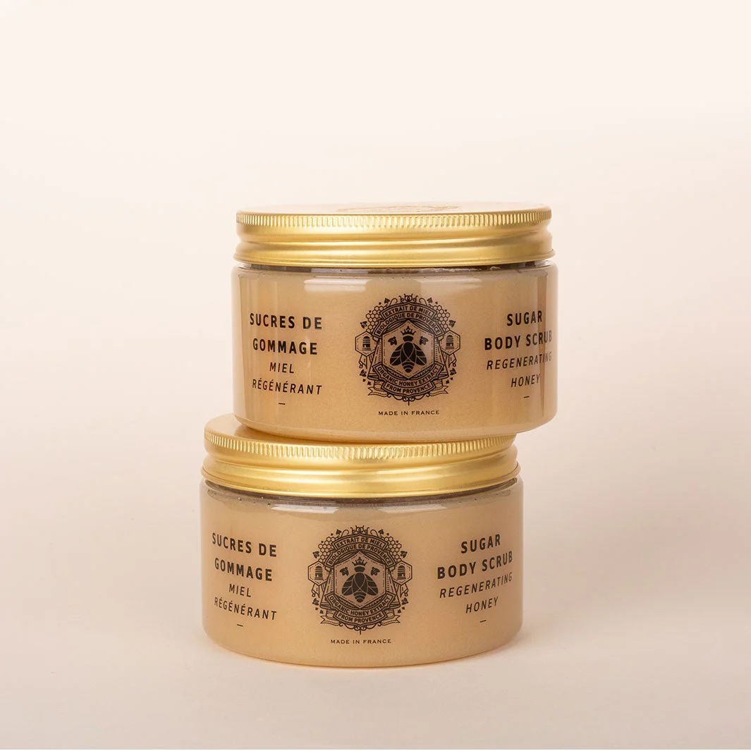 Sucres de gommage - Gommage corps Miel Régénérant 300G - Image 3