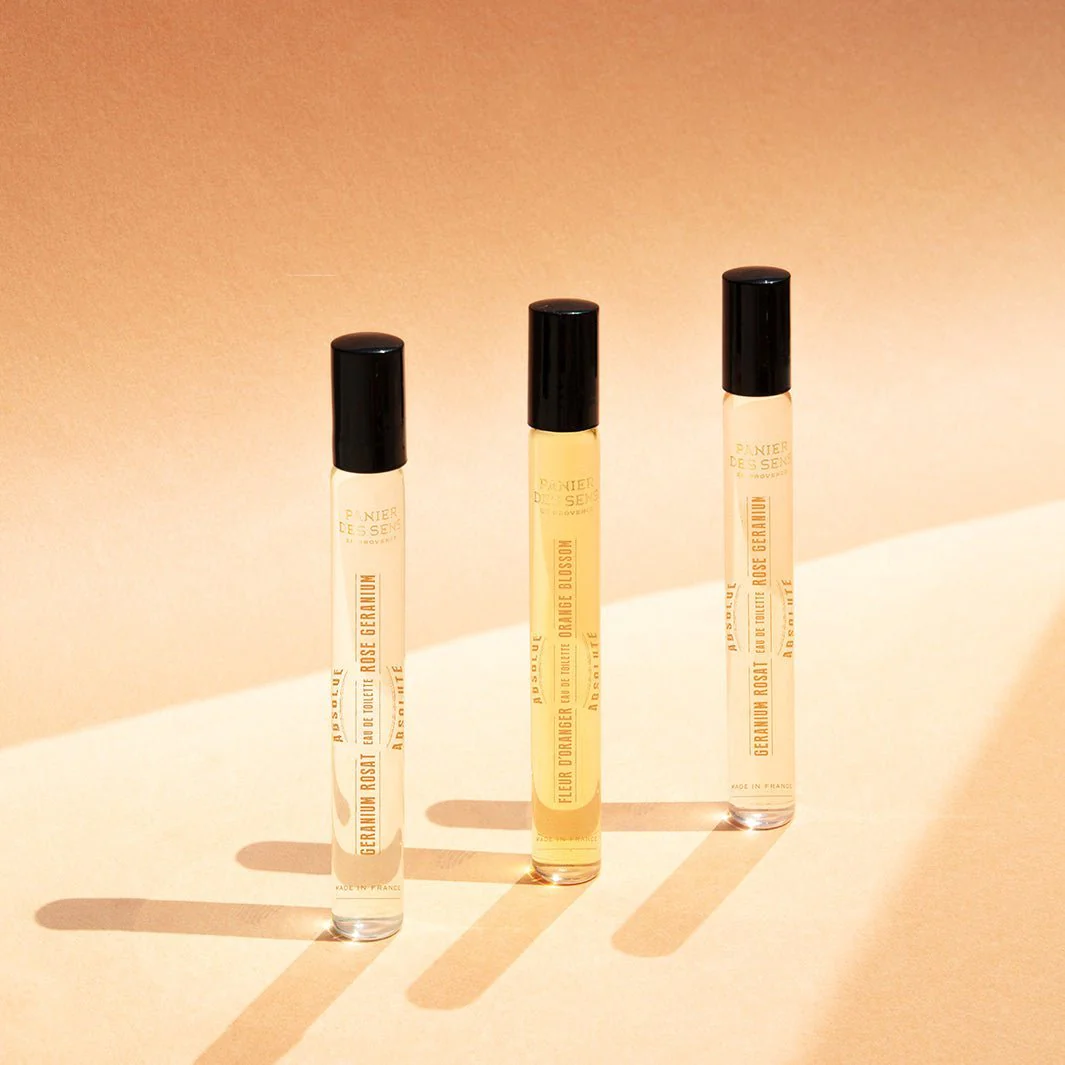 Trio eaux de toilette format Roll-on - Fleur d'Oranger, Jasmin et Géranium Rosat - Image 3
